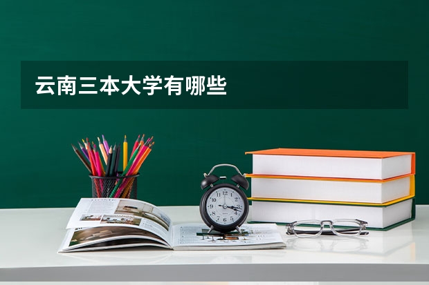 云南三本大学有哪些