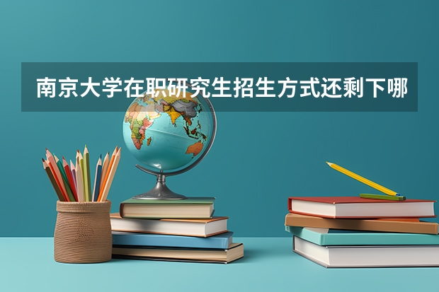 南京大学在职研究生招生方式还剩下哪些呢?