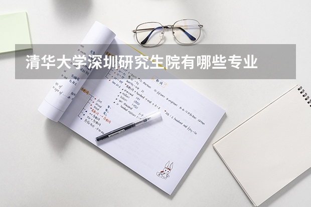 清华大学深圳研究生院有哪些专业