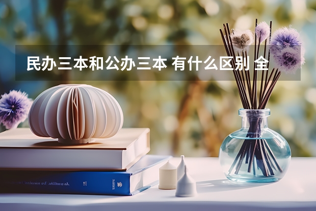民办三本和公办三本 有什么区别 全都可以考研吗 影响以后的发展吗 国家认可吗 待遇一样吗 谢谢 急
