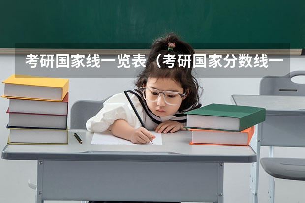 考研国家线一览表（考研国家分数线一览表）