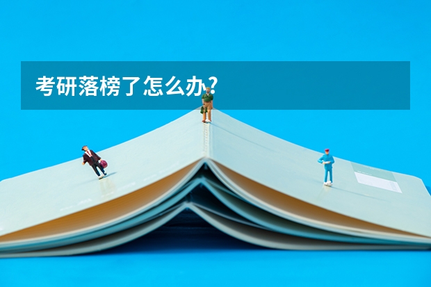 考研落榜了怎么办?