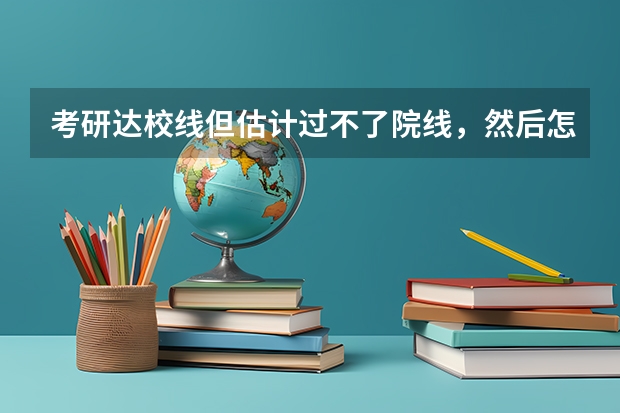 考研达校线但估计过不了院线，然后怎么办