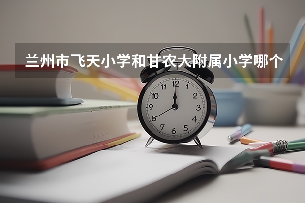 兰州市飞天小学和甘农大附属小学哪个好