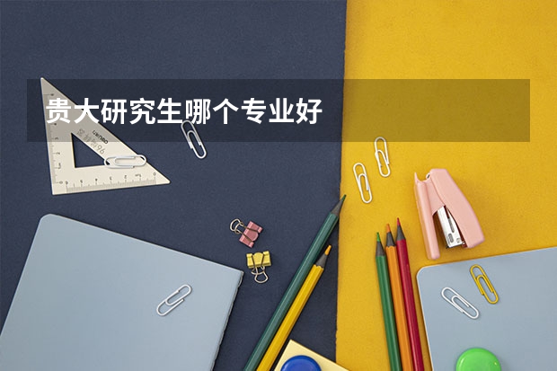 贵大研究生哪个专业好