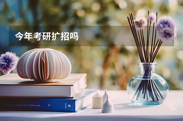 今年考研扩招吗