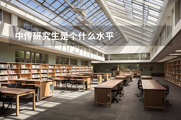 中传研究生是个什么水平