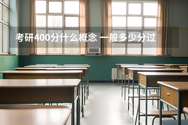考研400分什么概念 一般多少分过线？