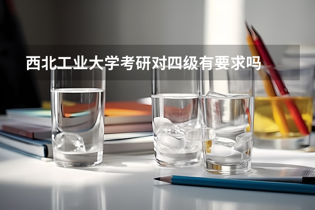 西北工业大学考研对四级有要求吗