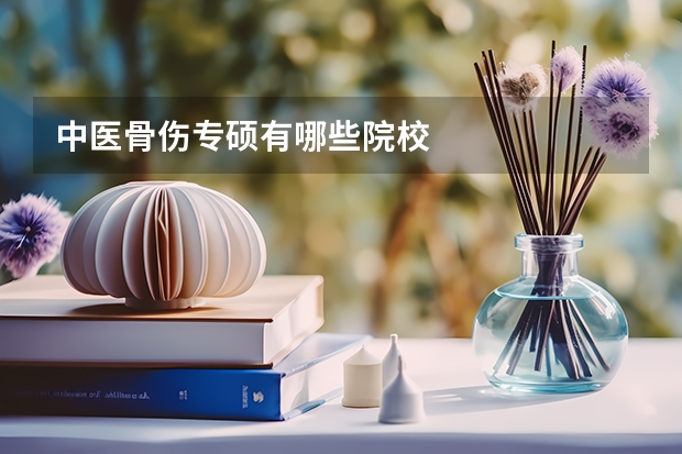 中医骨伤专硕有哪些院校