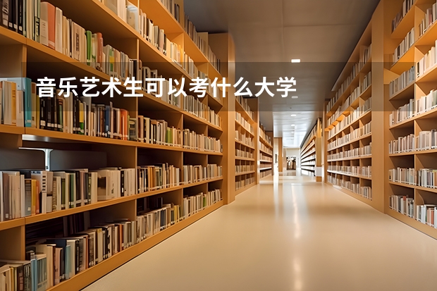 音乐艺术生可以考什么大学