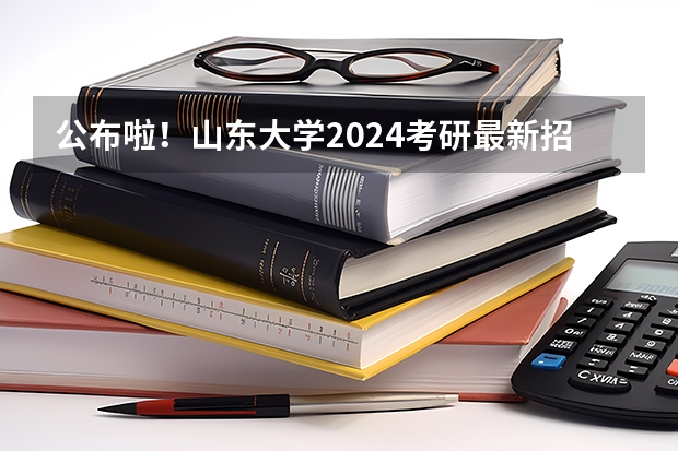公布啦！山东大学2024考研最新招生简章！ 综评 | 山大、中海洋等10余所院校2024年综合评价招生简章发布！招生人数增加
