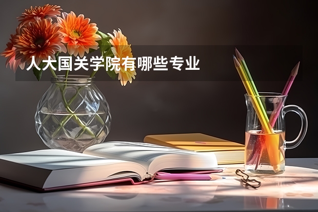 人大国关学院有哪些专业