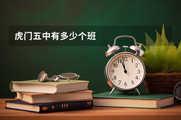 虎门五中有多少个班
