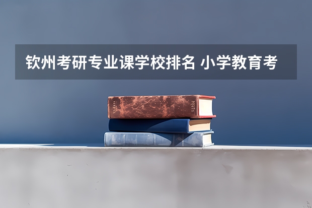 钦州考研专业课学校排名 小学教育考研院校最新排名